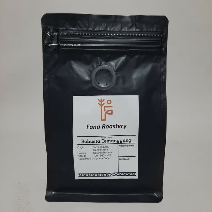 

Bubuk Kopi Biji Robusta Temanggung Natural 1kg