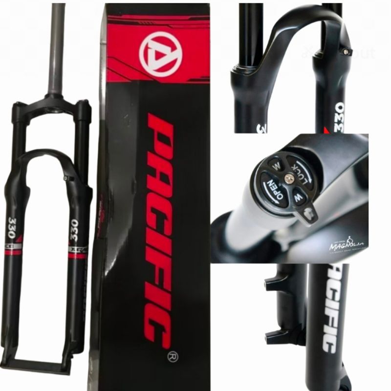 Terlaris Fork Sepeda Mtb 27.5 Alloy Pacific Xrace 330 A202 T120