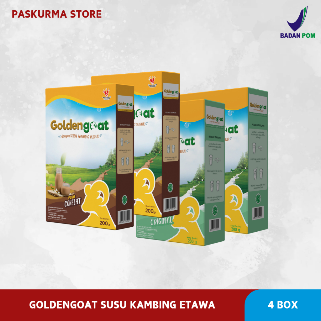 

SUSU GOLDENGOAT – 100RB DAPAT 4 BOX SUSU KAMBING ETAWA PILIHAN KELUARGA