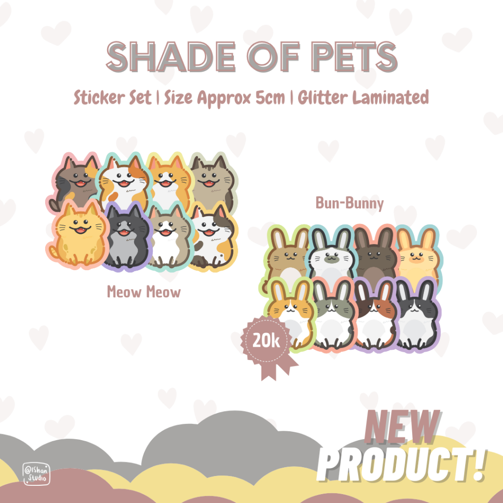 

Shade's of Pets | Sticker Set | by iShan.Studio