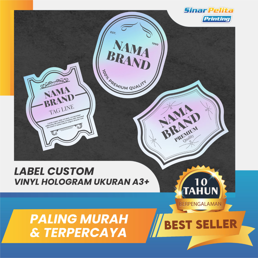 

Sticker Label Hologram | Stiker Hologram Custom | Sticker Label