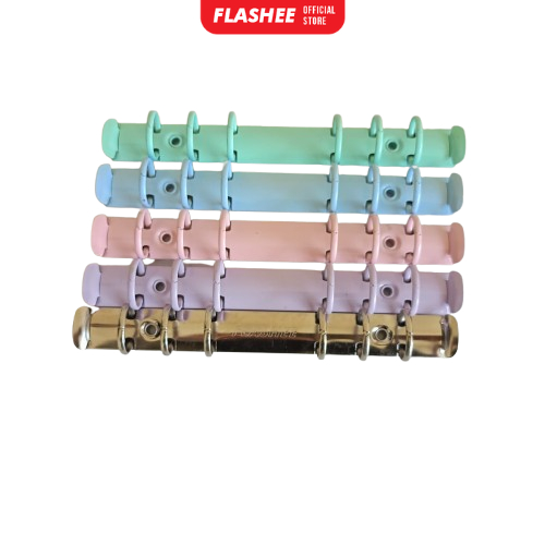 

FLashee Ring Mekanik Binder A6/Agenda 6 Lubang Mekanik A6 6 Ring 18cm