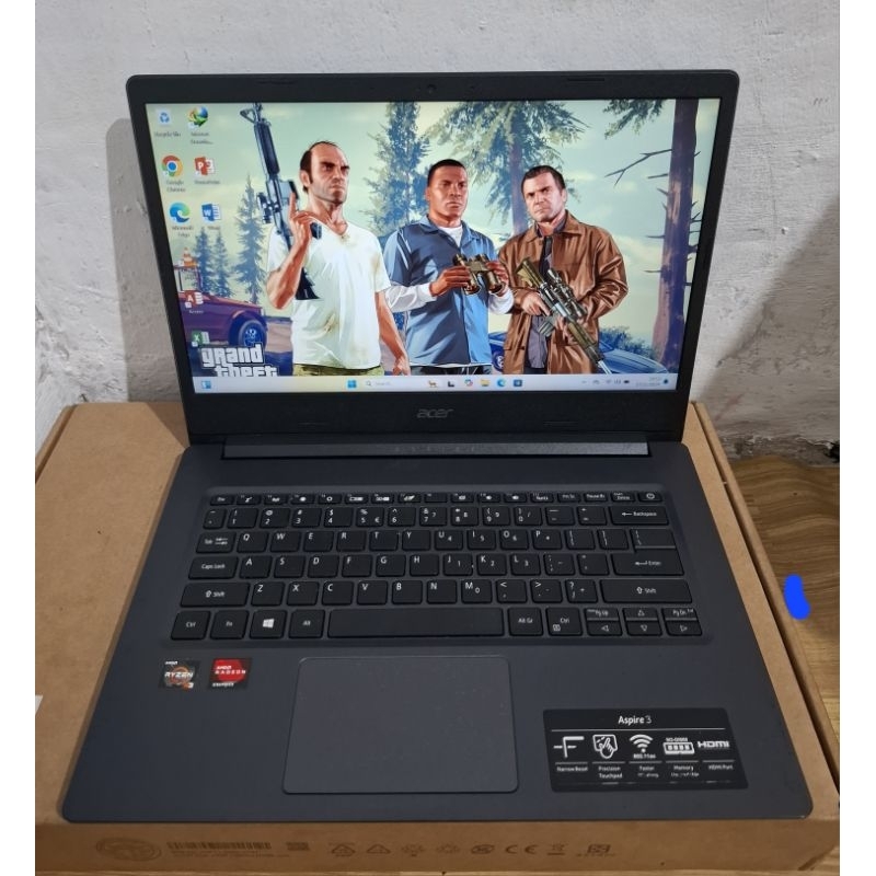 Laptop ACER ASPIRE 3 A314-22 Ryzen 3 3250U Ram 12 SSS 256 FHD SlimCocok buat Sekolah Kuliah Kerja