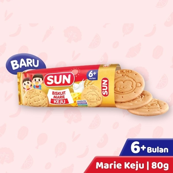 

SUN Biskuit Marie Keju 80 Gr 80Gr