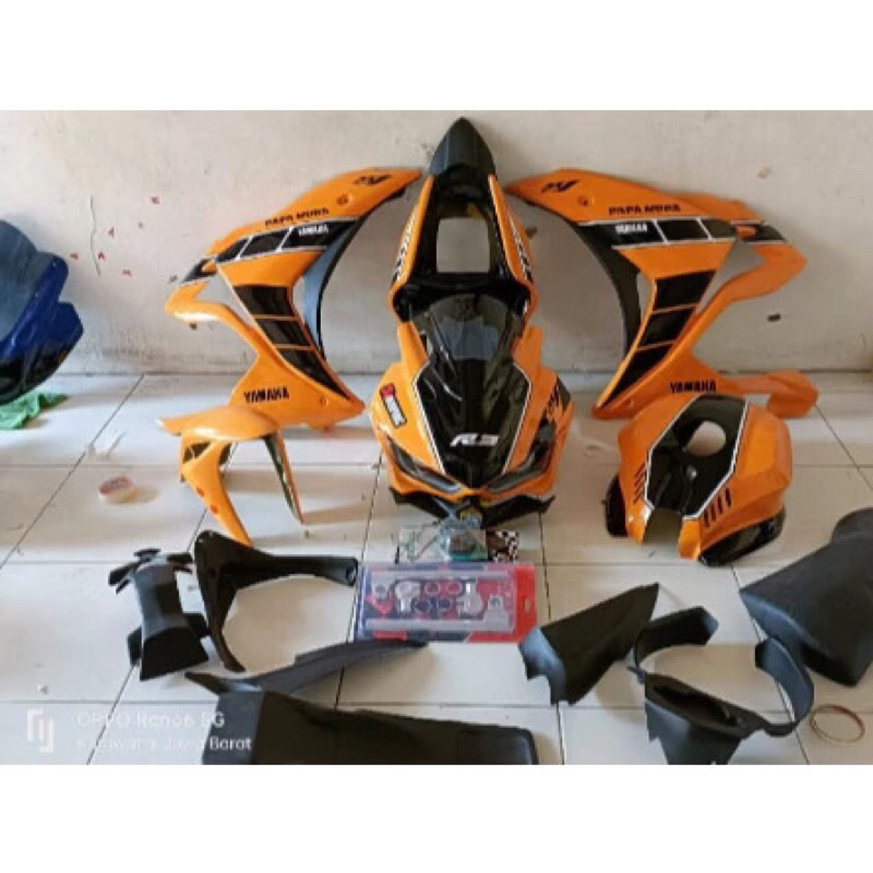Fullbodi fullset fairing modle r25 r3 pnp utk vixion byson karbu mega pro mono & r15 v2