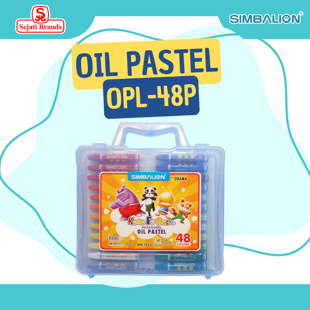 

Simbalion Oil Pastel 48 Warna - Krayon Minyak OPL-48P