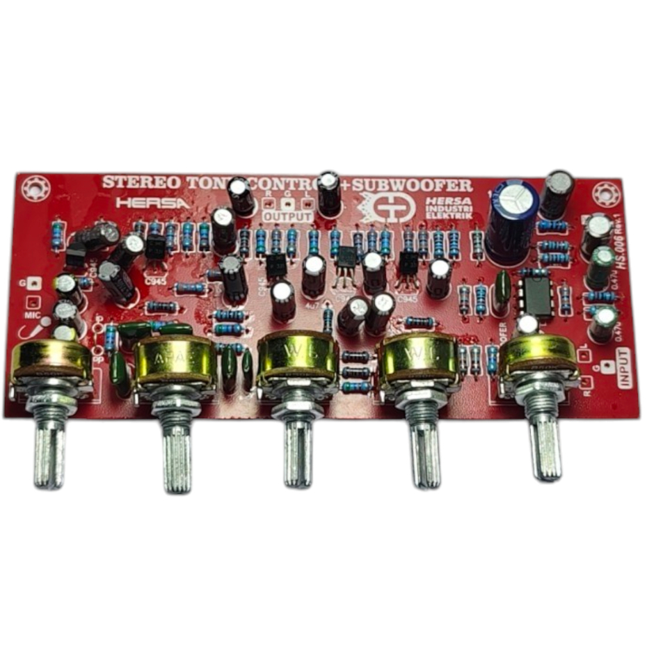 Tone control plus sub stereo Plus Mic