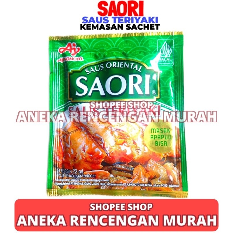 

Saori Saus Teriyaki Sachet 22 ML