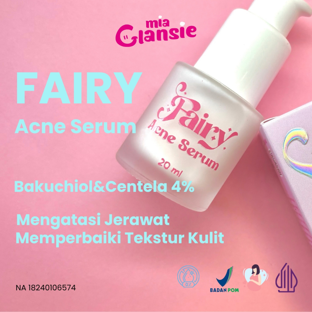 MIA GLANSIE FAIRY ACNE SKIN BARRIER SERUM BPOM