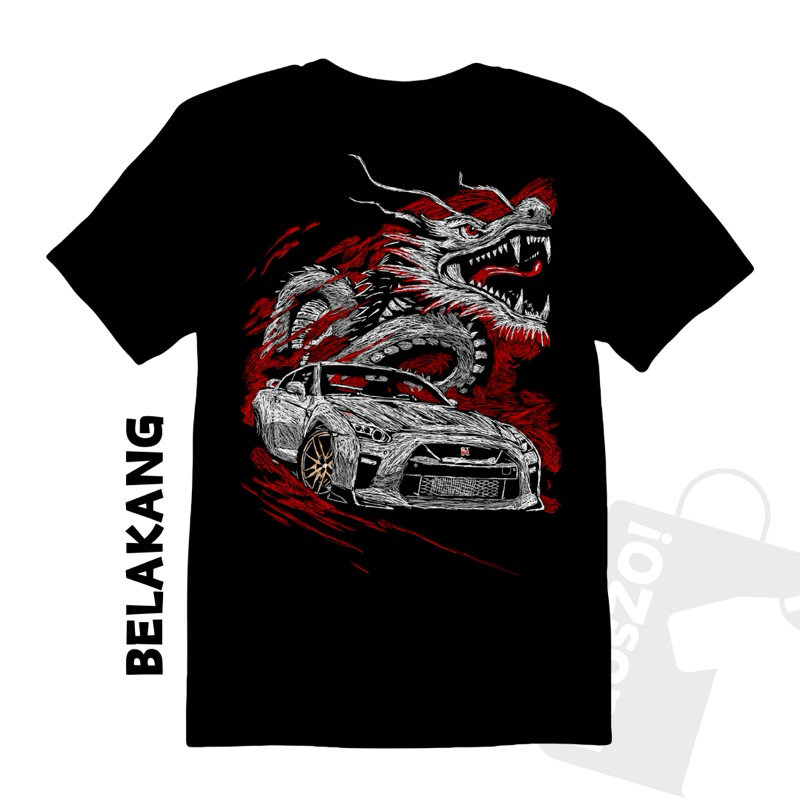 KAOSZO - T-Shirt Collection - Nissan Skyline GTR JDM - GTR R35 - CA003