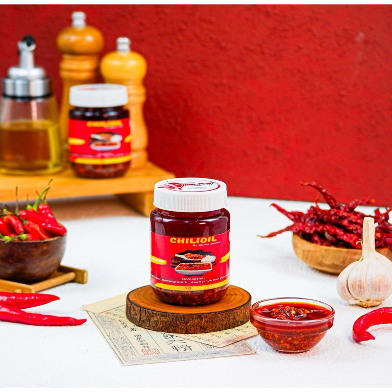 

CHILI OIL BASRENG CHILI OIL CIPAK CIRAMBAI SAMBAL KHAS JIWA PEDAS CHILI OIL JIWA PEDAS