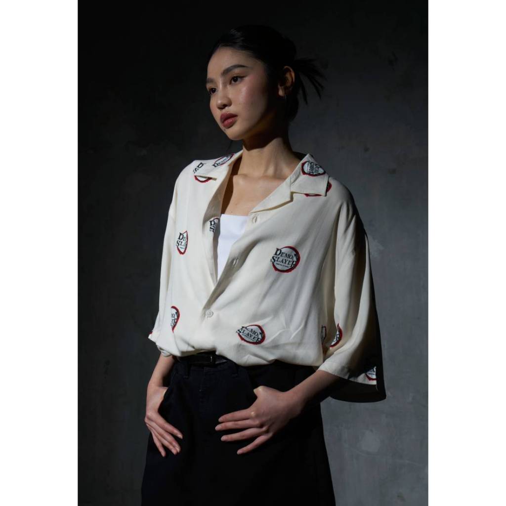 Demon Slayer Executive Logo Shirt Off White