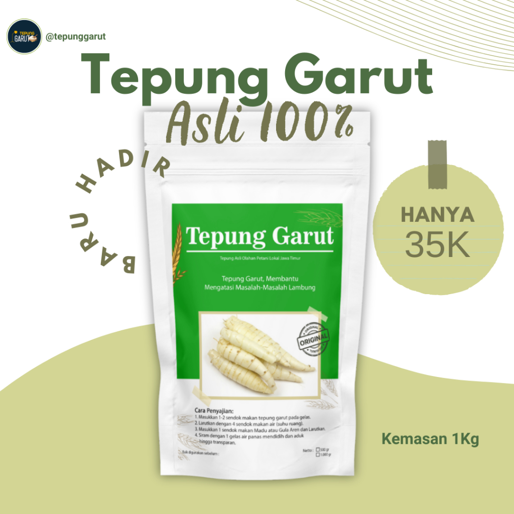 

TEPUNG GARUT TEPUNG GARUT ASAM LAMBUNG IRUT TEPUNG IRUT ASLI