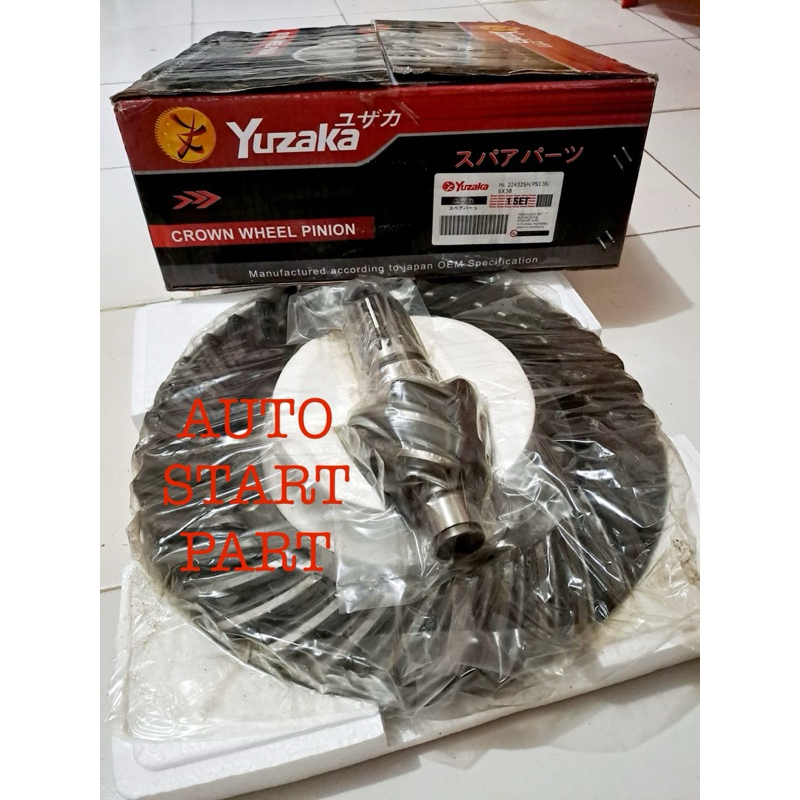 GEAR SET 6x38 / 6x40 / CROWN WHEEL SET MITSUBISHI PS125 HDX / PS136 HDX / HDL (YUZAKA)