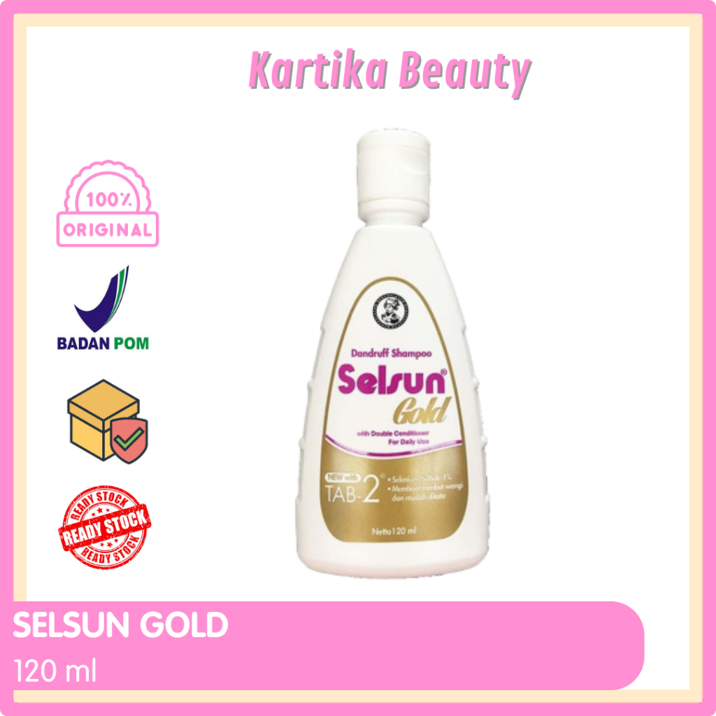 SHAMPO SELSUN GOLD SAMPO ANTI KETOMBE PERAWATAN HARIAN