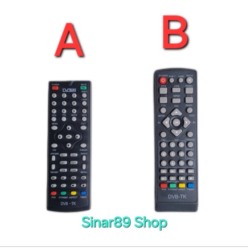 Remote STB Rinrei ORIGINAL / Remote Set Top Box Rinrei ORIGINAL ( 2 Model )