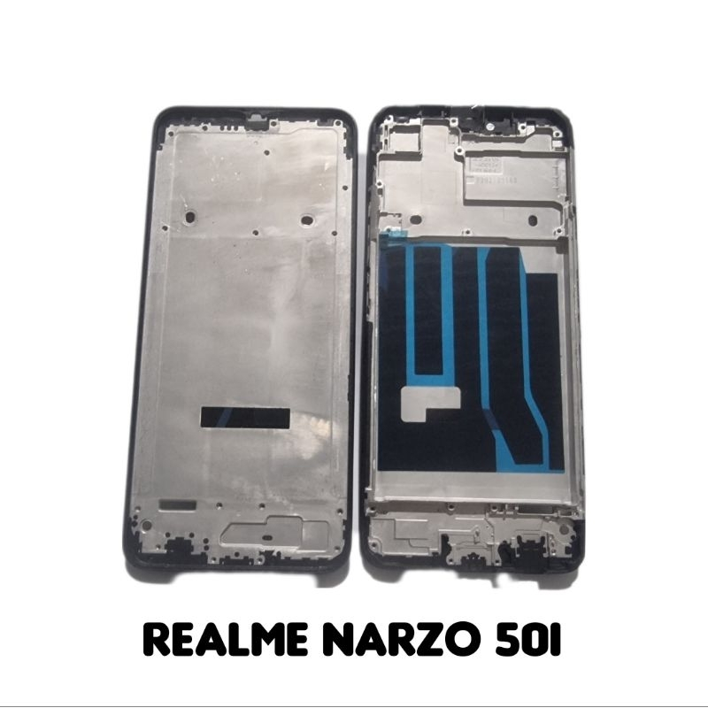 FRAME LCD DUDUKAN LCD BEZZEL REALME NARZO 50I