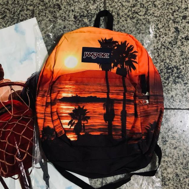 (𝐏𝐑𝐎𝐌𝐎)Tas JanSport Bagpack Sunset HighStakes