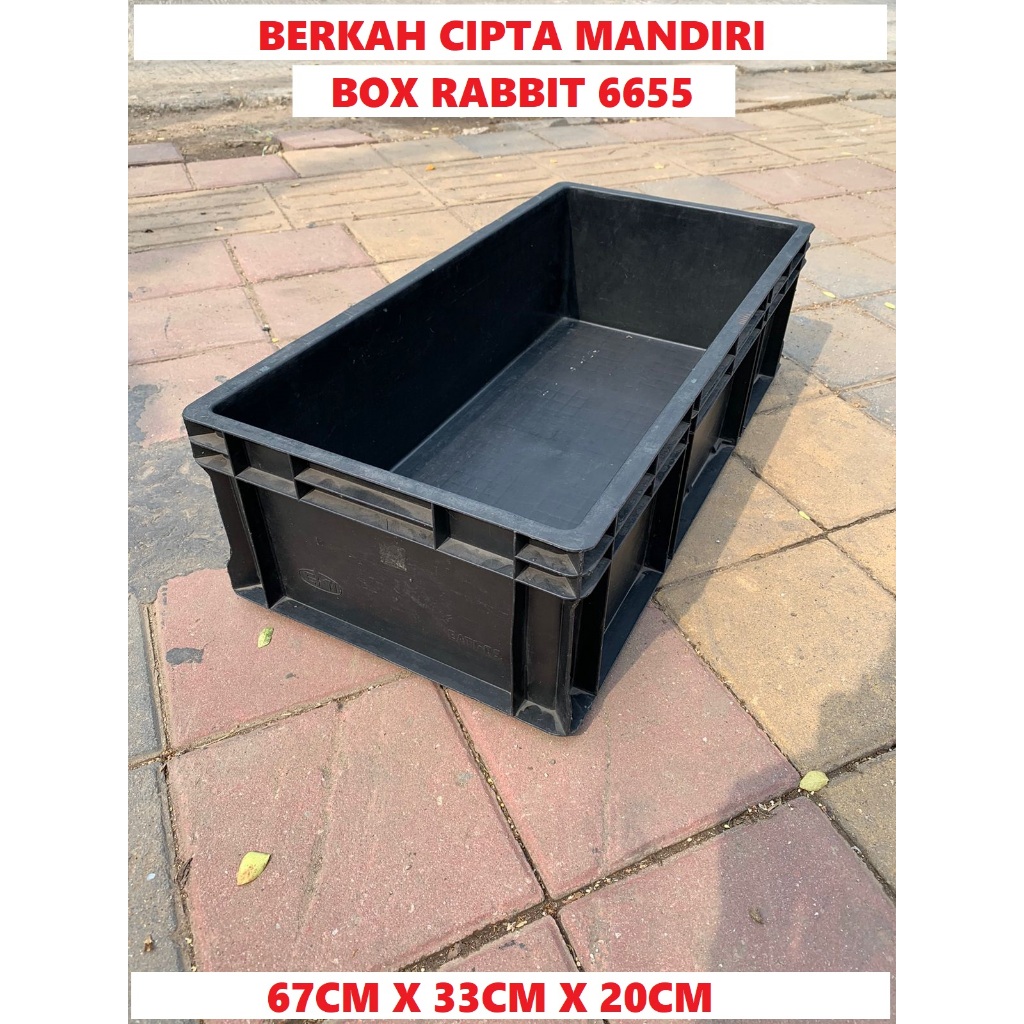Box rabbit plastik 6655 Bak plastik kontener plastik