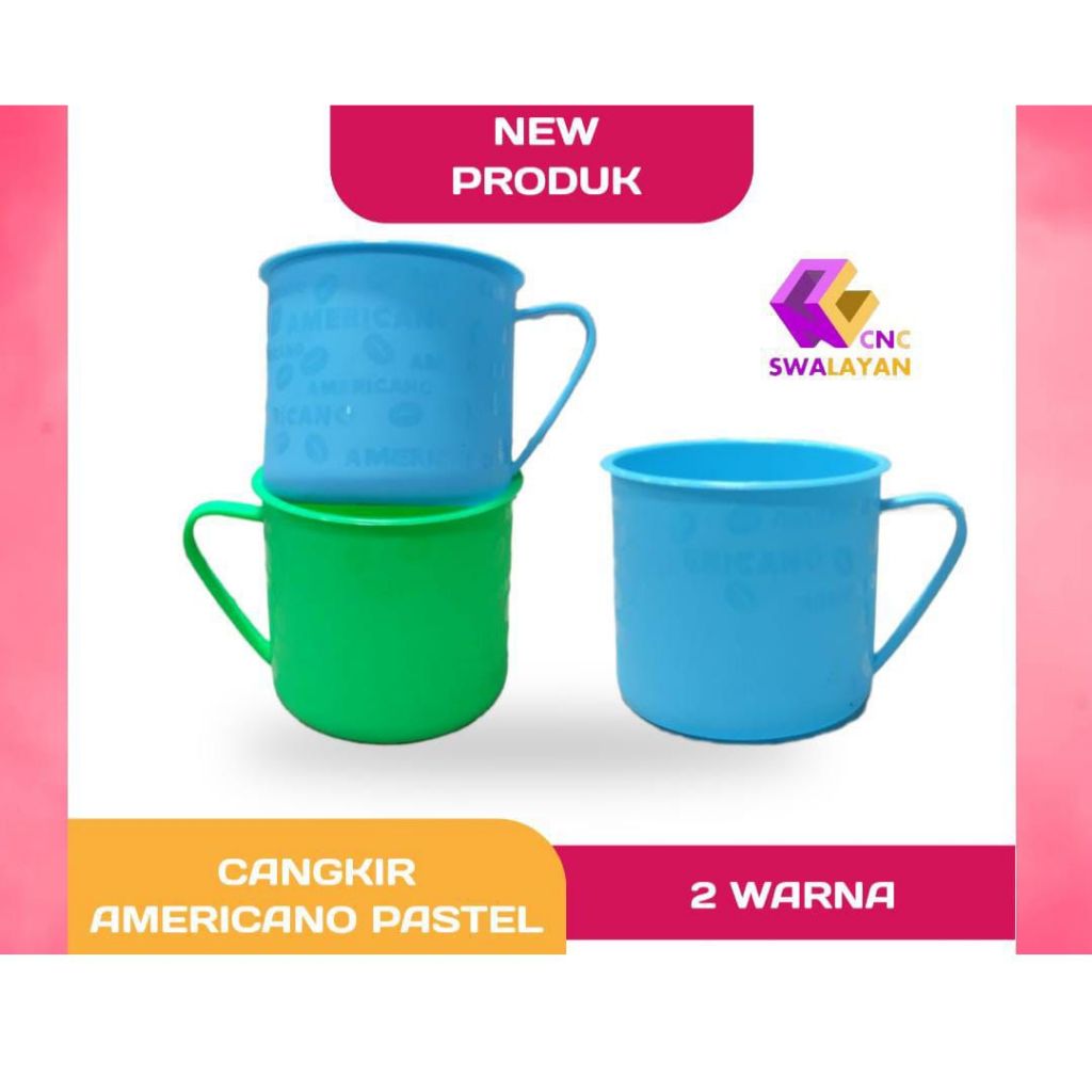 (WM) Cangkir americano pastel / CANGKIR MINI / GELAS KECIL
