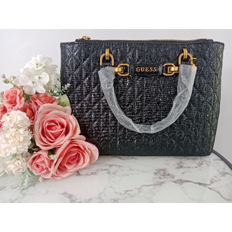gues bag hitam