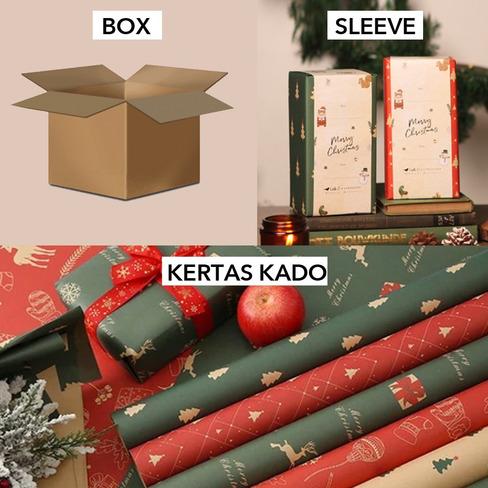 

GIFT WRAPPING CHRISTMAS BUNGKUS KADO UNTUK PRODUK KHUSUS NATAL DI TOKO KAMI