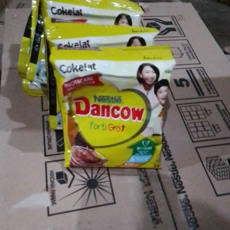 

Dancow Fortigo sachet coklat instant renceng (10 pcs )