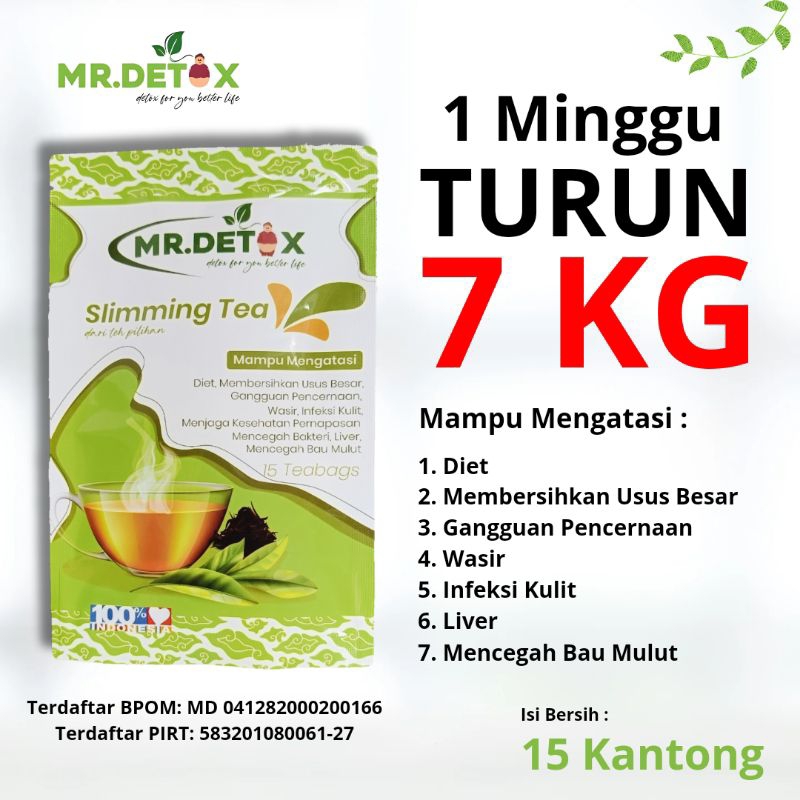 PROMO MR DETOX TEH HERBAL PELANGSING ALAMI TUBUH