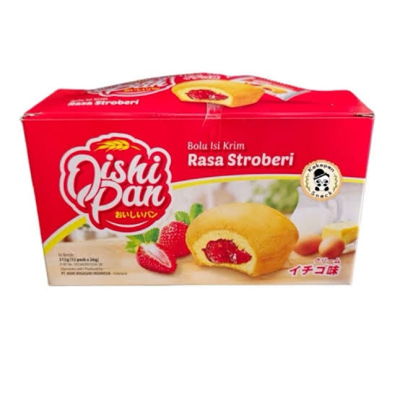 

[BOX] OISHI Pan Bolu Isi 12 Pcs