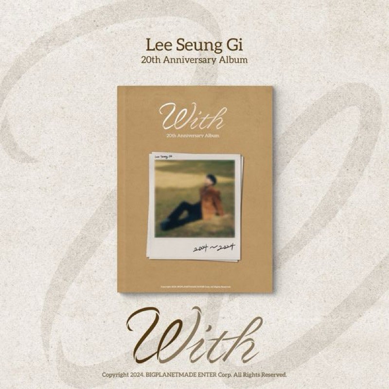 Lee Seunggi 20th Anniversary Album < With >