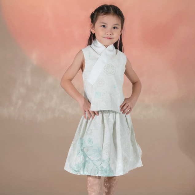 Surin - Amira One Set Dress Kids Blue,Pink,Sage