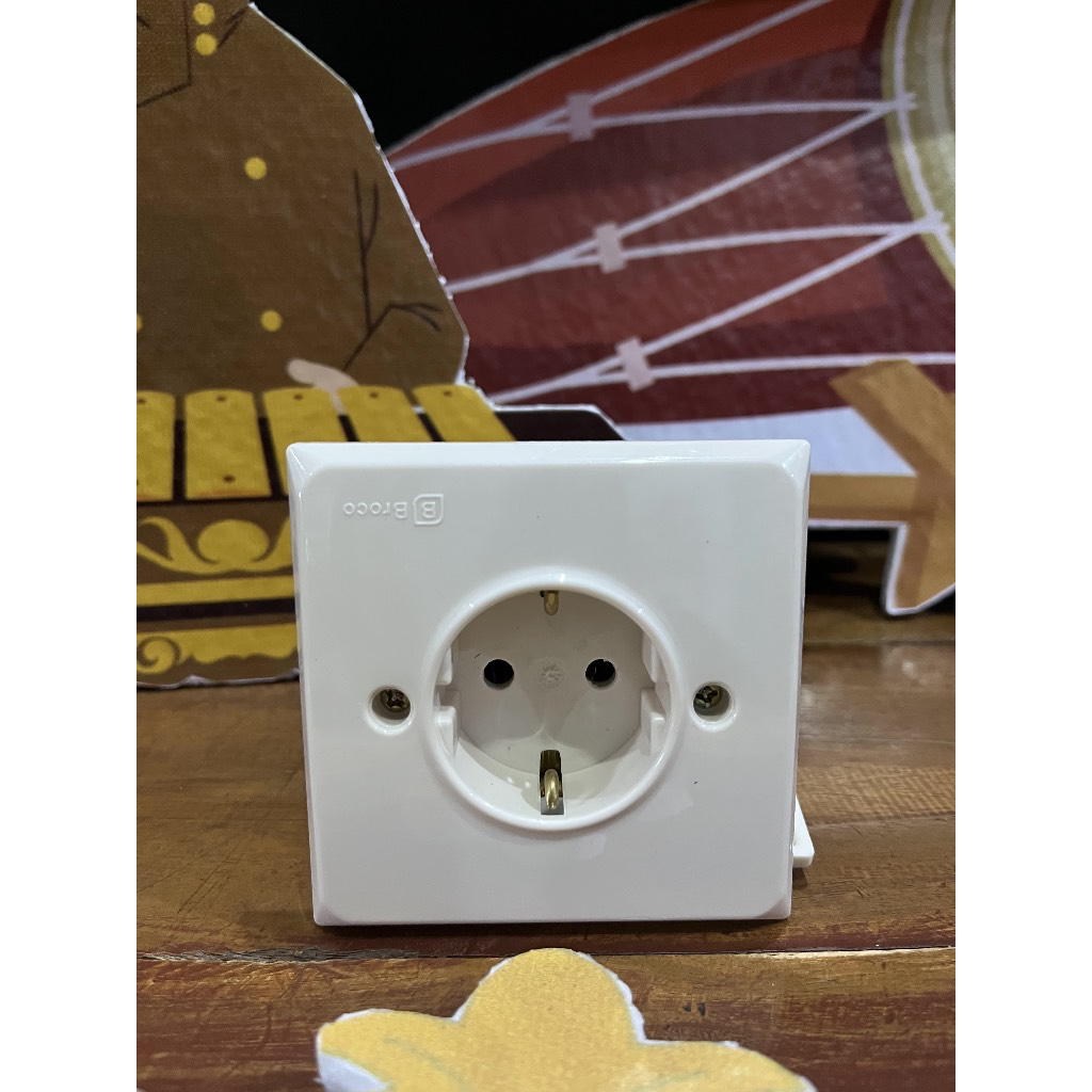 BROCO Stop Kontak Tanam IB STOP Allegra