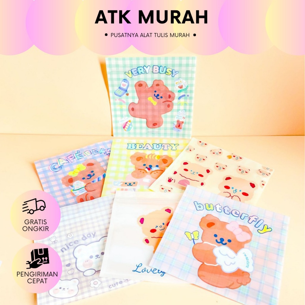 

TEPAK PENSIL ZIPPER KECIL PERSEGI KELINCI KP-1125 PLASTIK ZIPLOCK MAKANAN COOKIES HAMPERS LUCU TERMURAH