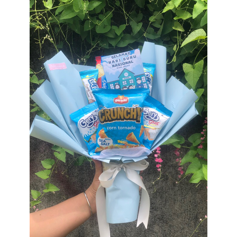 

Buket snack blue edition