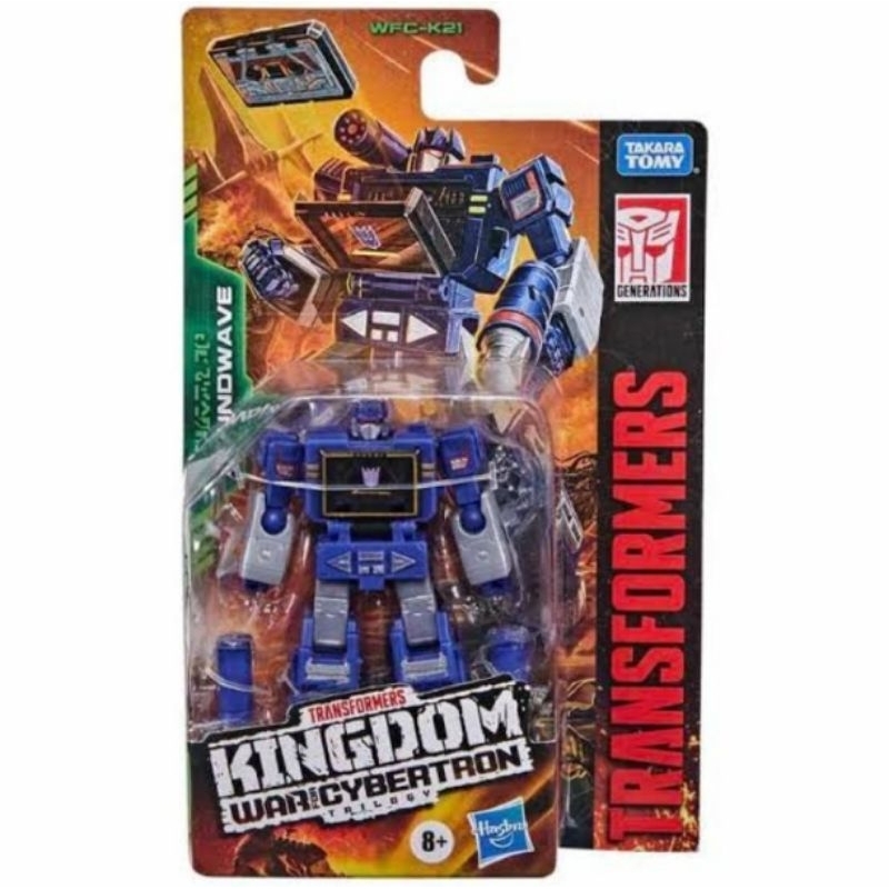 Transformers Kingdom Soundwave WFC K21 Original Hasbro Takara Tomy - Mainan Robot Anak
