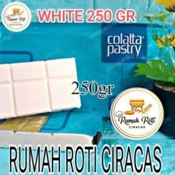 

COLATTA WHITE 250GR CHOCOLATE PUTIH COMPOUND COLATA CHOC COKELAT