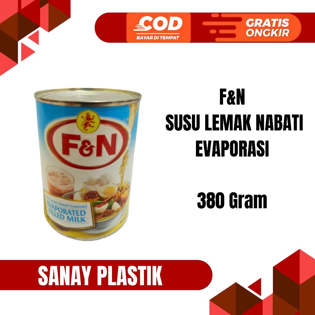 

FN SUSU EVAPORASI MILK EVAPORATED F&N 380 GRAM