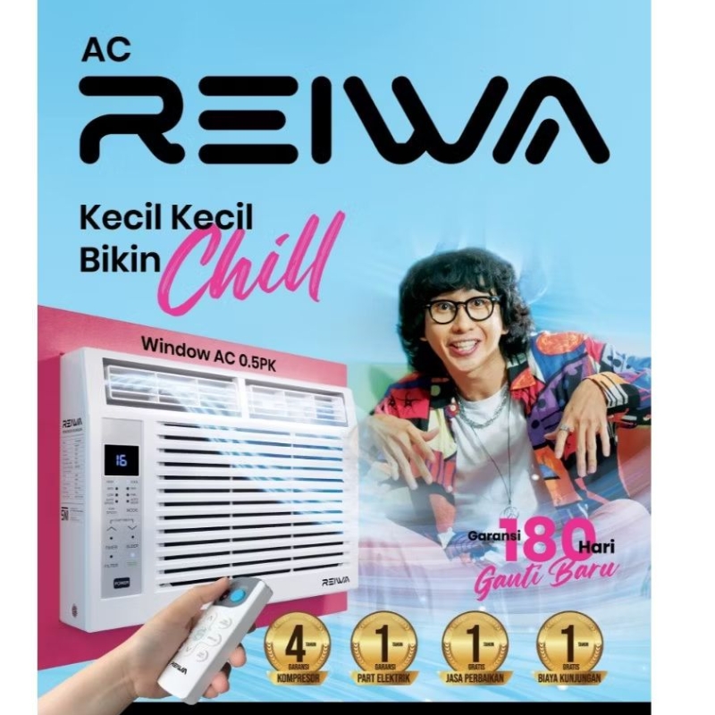AC REIWA AC Window Portable 1/2 PK / 1 PK  CW-0501RA AC PORTABLE REIWA 1/2 PK / 1 PK  [BEST SELLER] 