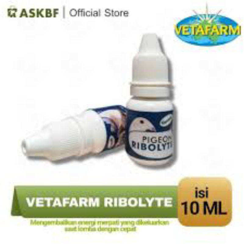 ribolyte vetafarm original 10ml suplemen merpati