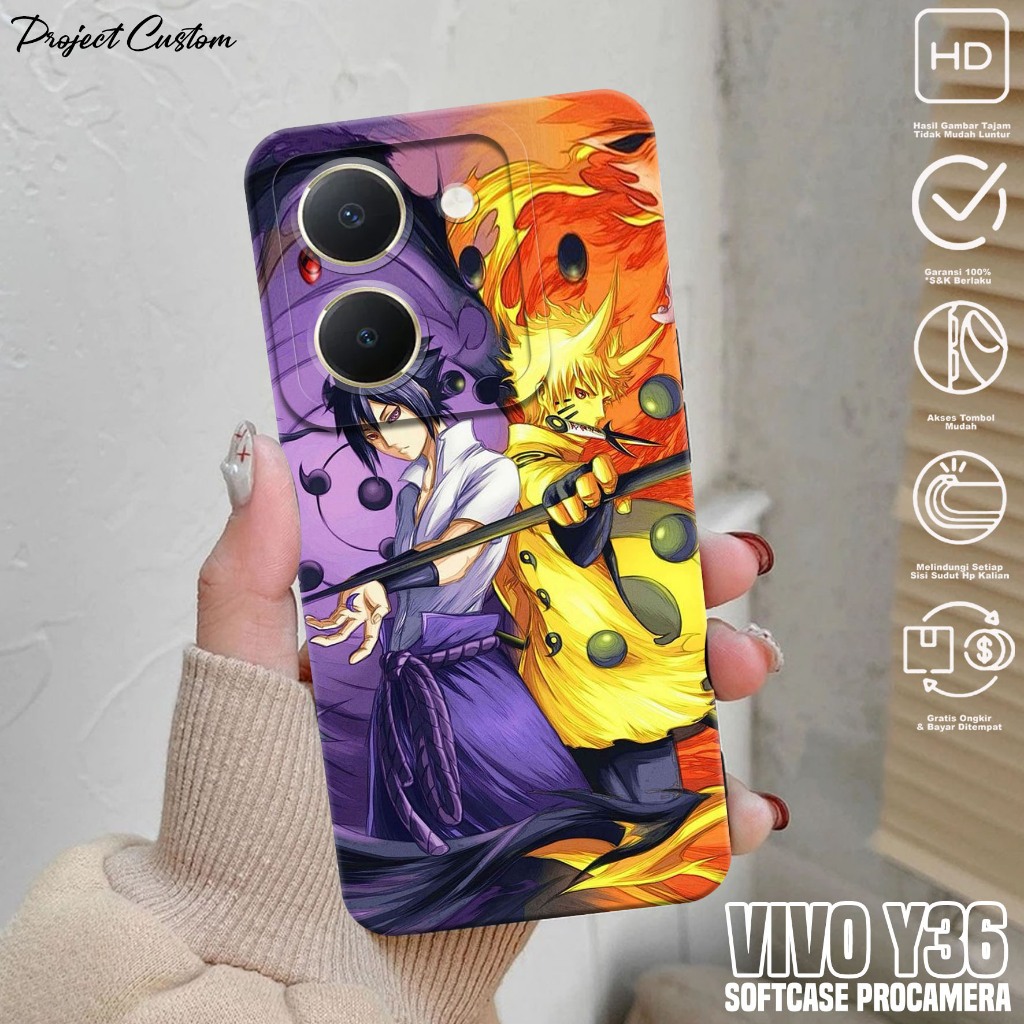 Softcase Hp VIVO Y36 - Case Hp VIVO Y36 ( Anime NRT ) Silikon Hp VIVO Y36 - Casing Hp VIVO Y36 - Cas