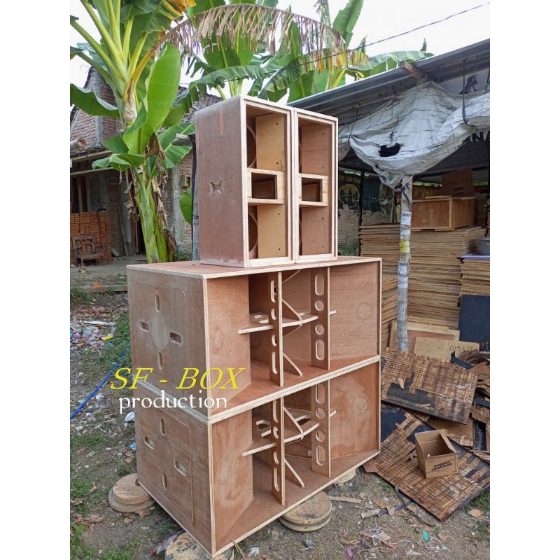 BOX CLA 18 inch Dobel speaker Tebal 18mm ( SF PRO AUDIO )