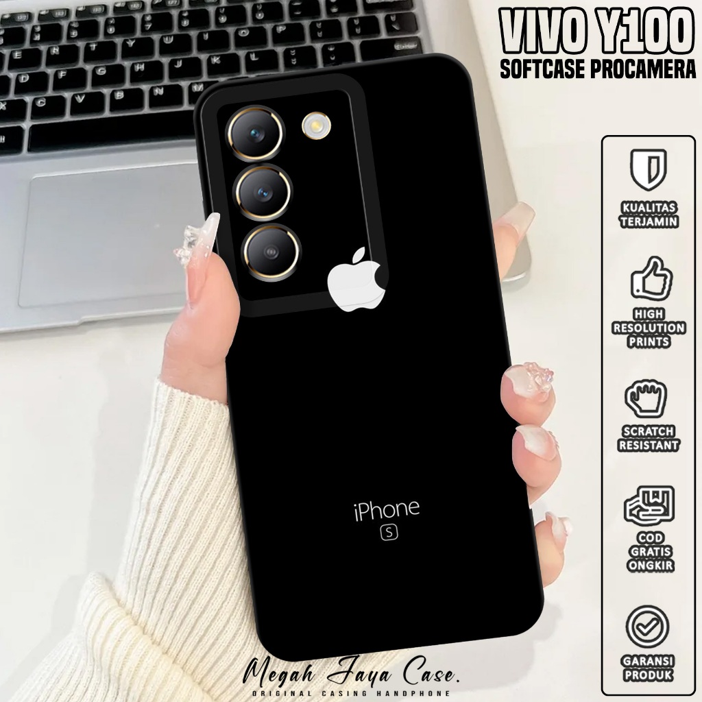 Softcase Hp VIVO Y100 - Case Hp VIVO Y100 Motif BRAND - Silikon Hp VIVO Y100 - Softcase Pro Camera -