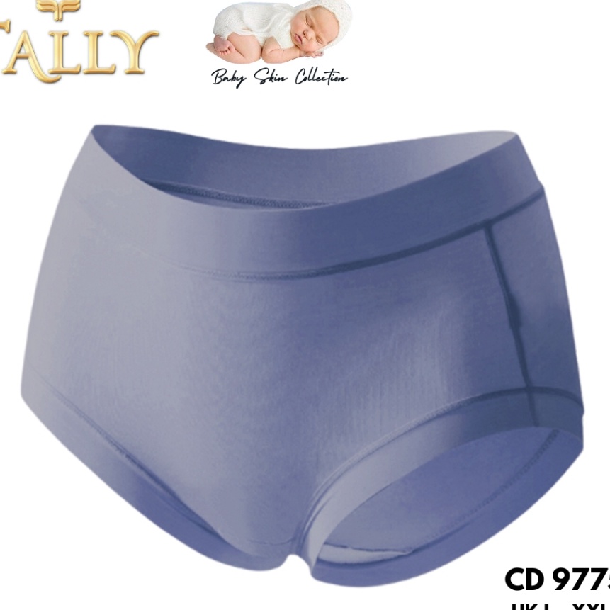 HJ6 TALLY CD 9775 Celana Dalam Wanita Bahan Katun Baby Skin Fit to L  XXL PREMIUM Collection Pakaian
