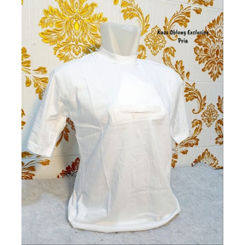 Kaos  Haji Oblong Pria/Kaos Dalam Haji/ Kaos Oblong/ Dalaman Umroh/Dalaman Haji