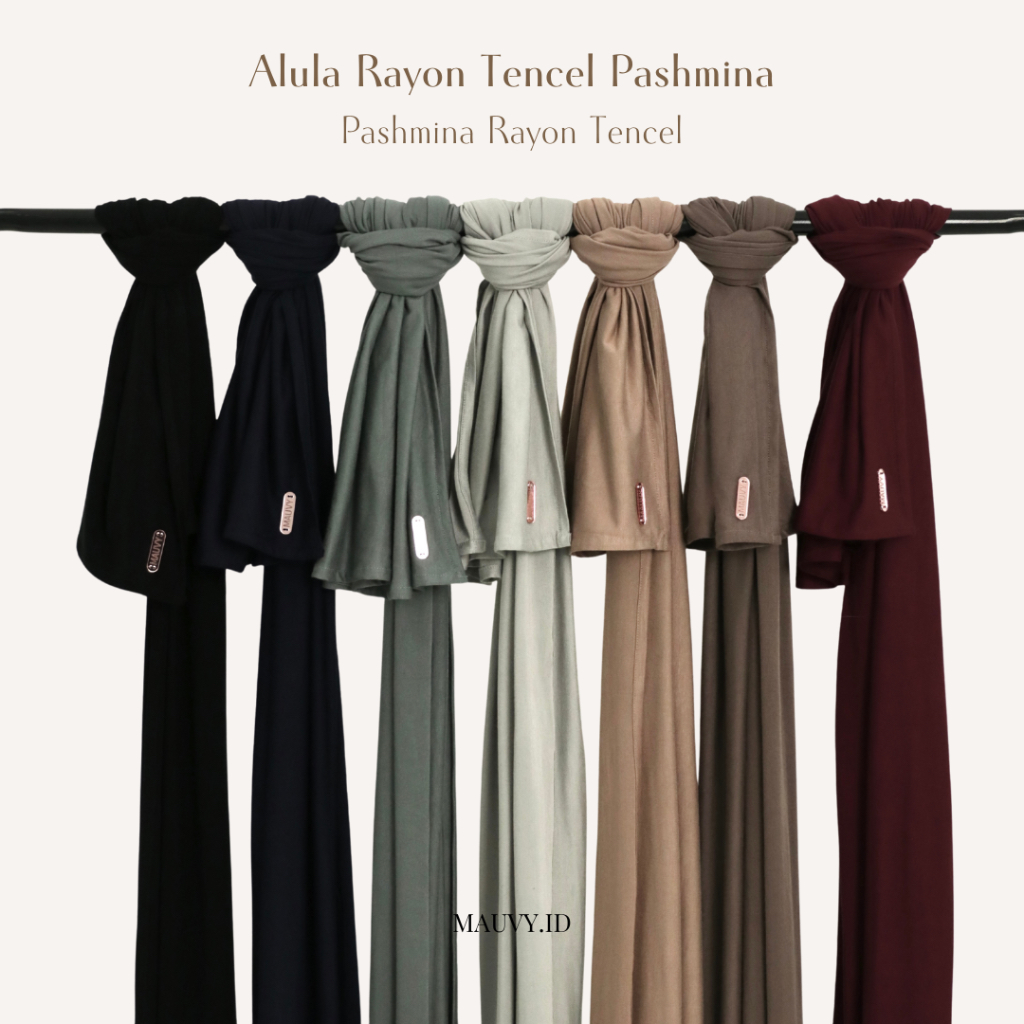 MAUVY — Alula Rayon Tencel Pashmina (Pashmina Rayon Tencel)