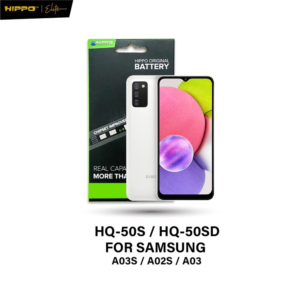 Hippo Baterai Samsung HQ-50S / HQ-50SD A03S / A02S / A03 5500mAh Battery Batere Batrai Batre Origina