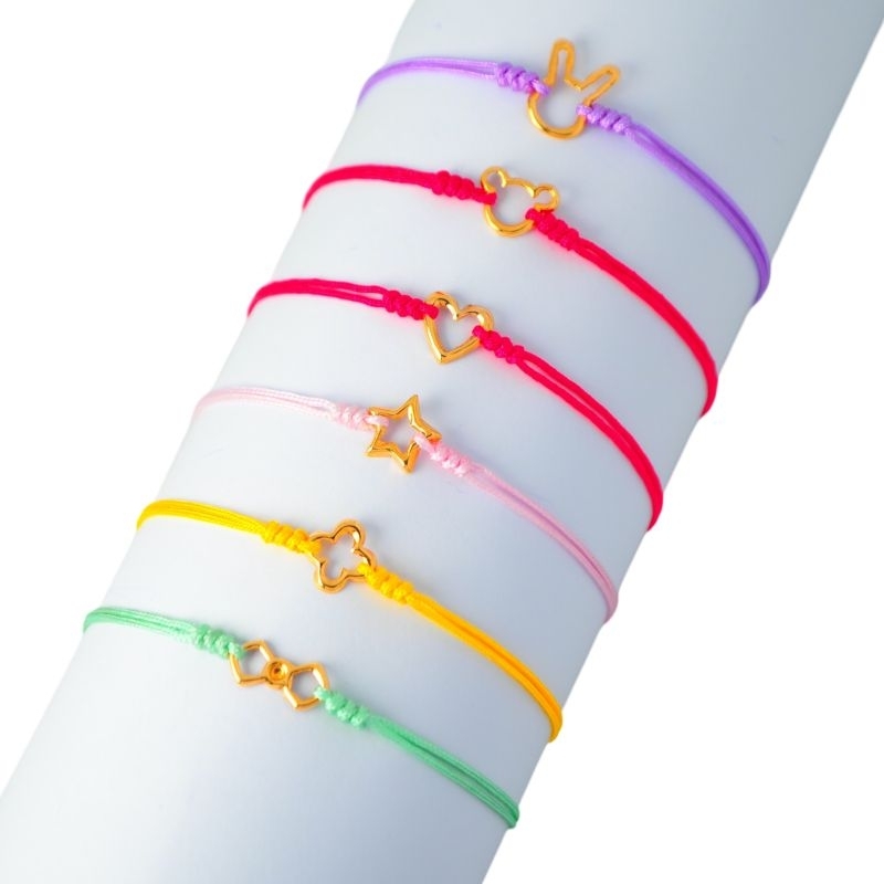 Gelang Tali Emas Charm Cutie - Toko Emas Gadjah