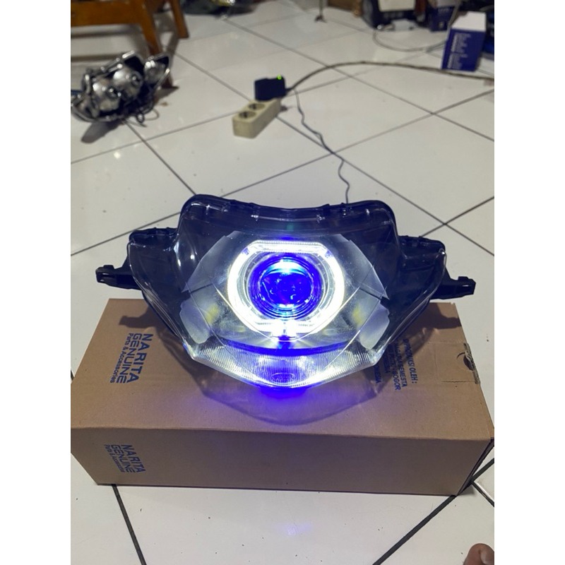biled supra x 125 fullset lampu depan biled supra x 125 fullset tinggal pasang
