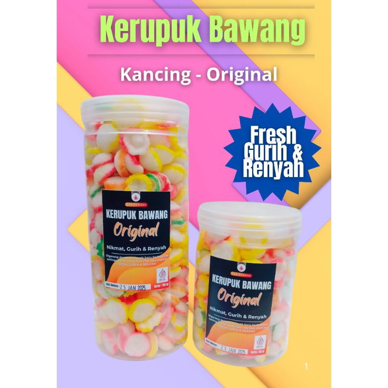 

Kerupuk Bawang Kriuk Gurih Renyah - ORIGINAL
