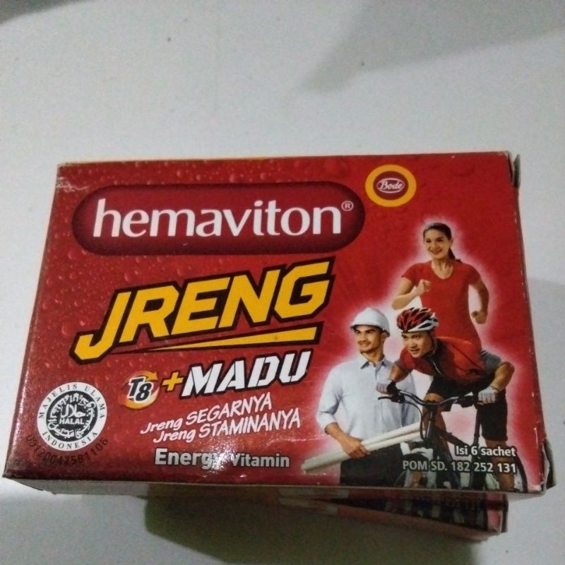 

Hemaviton jreng+madu isi 6 sachet.exp2025